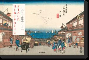 Hiroshige & Eisen. The Sixty-Nine Stations along the Kisokaido. Autor: Paget Rhiannon. Multiszop.pl Okładka książki Hiroshige & Eisen. The Sixty-Nine Stations along the Kisokaido