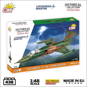 Historical Collection Lockheed F-104 Starfight. Wydawca: Cobi. Multiszop.pl Opakowanie Historical Collection Lockheed F-104 Starfight