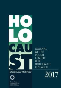 Okładka książki Holocaust Studies and Materials 2017