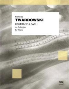 Okładka książki Hommage a Bach na fortepian