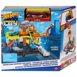 Hot Wheels City mały zestaw z autkiem HDR27. Wydawca: Mattel. Multiszop.pl Opakowanie Hot Wheels City mały zestaw z autkiem HDR27