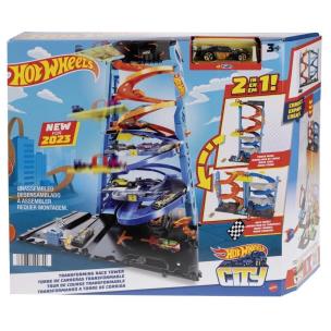 Opakowanie Hot Wheels City Wyścigowa wieża z transformacją
