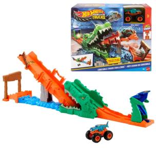 Opakowanie Hot Wheels Monster Trucks Crocodile Crash PS