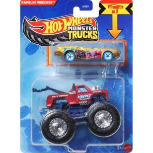 Opakowanie Hot Wheels Monster Trucks Pojazd 1:64 + Autko