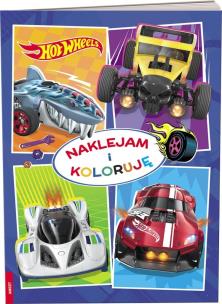 Okładka książki Hot Wheels. Naklejam i Koloruję