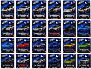 Opakowanie Hot Wheels Silver Series Automotive Mix 2 (24szt)