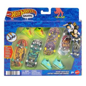 Opakowanie Hot Wheels Skate Deskorolka 4-pak + buty