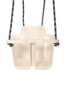 Opakowanie Huśtawka dziecięca ze sznurkami max 25kg Kolor soft neutral PLASTO