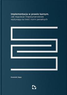 Okładka książki Implementacja w prawie karnym
