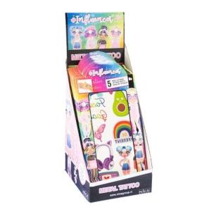 Opakowanie INFLUENCER TATUAŻE METALICZNE- BLISTER