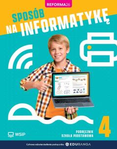 Okładka książki Informatyka SP 4 Sposób na informatykę podręcznik