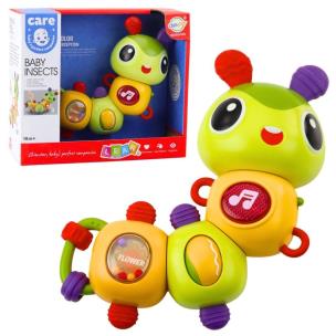 Interaktywna gąsienica sensoryczna. Wydawca: Leantoys. Multiszop.pl Opakowanie Interaktywna gąsienica sensoryczna