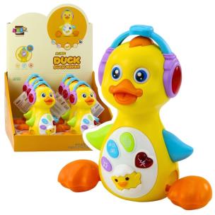 Interaktywna kaczka muzyczna. Wydawca: Leantoys. Multiszop.pl Opakowanie Interaktywna kaczka muzyczna
