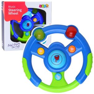 Interaktywna kierownica światło dżwięk. Wydawca: Leantoys. Multiszop.pl Opakowanie Interaktywna kierownica światło dżwięk