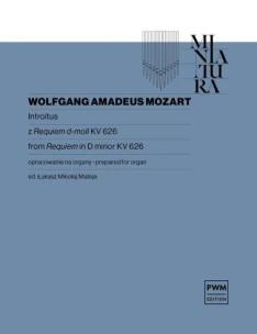 Okładka książki Introitus z Requiem d-moll KV 626 na organy
