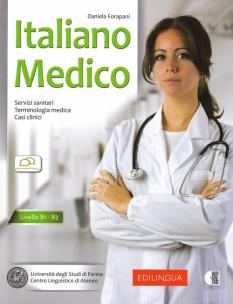 Okładka książki Italiano Medico książka + audio online