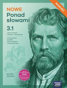 Okładka książki J. Polski LO 3 Nowe Ponad słowami podr. cz.1 ZPiR