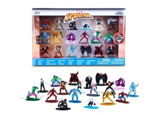 Opakowanie Jada Marvel Spider-Man metalowe figurki 18-pak