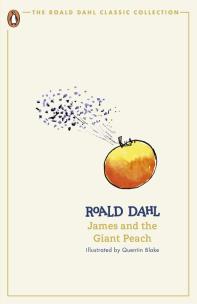 James and the Giant Peach wer. angielska. Autor: Dahl Roald. Multiszop.pl Okładka książki James and the Giant Peach wer. angielska