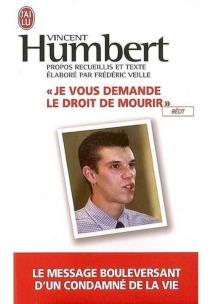 Okładka książki Je vous demande le droit de mourir