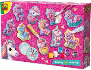 Jednorożec odlewanie i malowanie. Wydawca: SES. Multiszop.pl Opakowanie Jednorożec odlewanie i malowanie