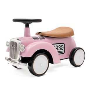 Jeździk dziecięcy Retro różowy. Wydawca: Baby Mix. Multiszop.pl Opakowanie Jeździk dziecięcy Retro różowy