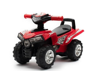 Jeździk Quad czerwony dźwięk. Wydawca: Baby Mix. Multiszop.pl Opakowanie Jeździk Quad czerwony dźwięk