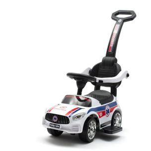 Jeździk z rączką Ambulance biały dźwięk. Wydawca: Baby Mix. Multiszop.pl Opakowanie Jeździk z rączką Ambulance biały dźwięk