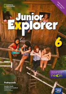 Język angielski Junior Explorer podręcznik dla klasy 6 szkoły podstawowej EDYCJA 2025-2027. Autor: Jennifer Heath-Kalligeraki, Marta Mrozik, Sochaczewska-Kuleta Jolanta. Multiszop.pl Okładka książki Język angielski Junior Explorer podręcznik dla klasy 6 szkoły podstawowej EDYCJA 2025-2027
