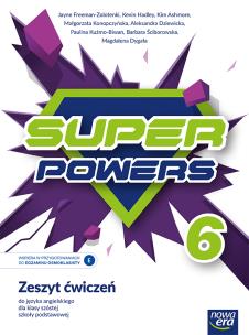 Okładka książki Język angielski Super Powers zeszyt ćwiczeń dla klasy 6 szkoły podstawowej EDYCJA 2025-2027