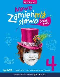 Okładka książki Język polski SP 4 Zamieńmy słowo podręcznik