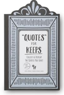 Opakowanie Journals for Life - Zachowaj swoje cytaty