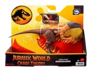 Jurassic World Dinozaur Nagły atak Figurka JCL59. Wydawca: Mattel. Multiszop.pl Opakowanie Jurassic World Dinozaur Nagły atak Figurka JCL59