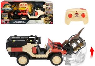 Opakowanie Jurassic World samochód RC z dinozaurem