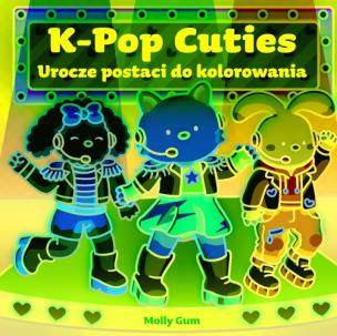 Okładka książki K-pop Cuties. Urocze postaci do kolorowania