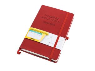 Okładka książki Kal Naucz 2025/2026 A5 TDW czerwony