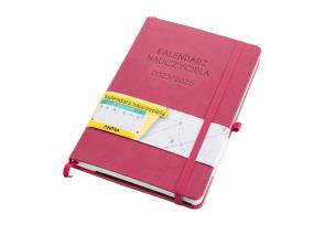 Okładka książki Kal Naucz 2025/2026 A5 TDW różowy