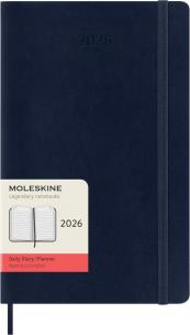 Kalendarz 2026 12M Moleskine L dzienny Sapphire Blue 13x21cm. Wydawca: Moleskine. Multiszop.pl Opakowanie Kalendarz 2026 12M Moleskine L dzienny Sapphire Blue 13x21cm