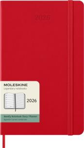 Opakowanie Kalendarz 2026 12M Moleskine L twarda oprawa tygodniowy Scarlet Red 13x21cm