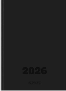 Kalendarz 2026 A4 dzienny Szefa DTP czarny HERLITZ. Wydawca: HERLITZ. Multiszop.pl Opakowanie Kalendarz 2026 A4 dzienny Szefa DTP czarny HERLITZ