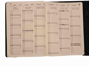 Opakowanie Kalendarz 2026 A4 dzienny wymienny wkład WKLKD-16