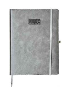 Opakowanie Kalendarz 2026 A4 Elegance dzienny V4 szary K-A4D