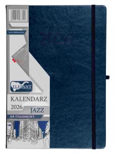Opakowanie Kalendarz 2026 A4 tygodniowy Jazz granatowy