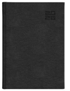 Opakowanie Kalendarz 2026 A4 tygodniowy z notesem Aluminium Standard CZARNY