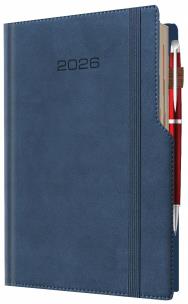 Kalendarz 2026 A5 dzienny biznes planer pastelowy. Wydawca: Evena. Multiszop.pl Opakowanie Kalendarz 2026 A5 dzienny biznes planer pastelowy