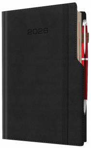 Kalendarz 2026 A5 dzienny biznes planer pastelowy. Wydawca: Evena. Multiszop.pl Opakowanie Kalendarz 2026 A5 dzienny biznes planer pastelowy