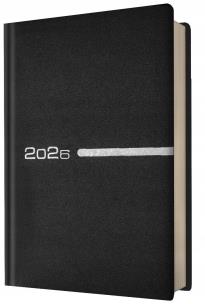 Opakowanie Kalendarz 2026 A5 dzienny biznez planer czarny