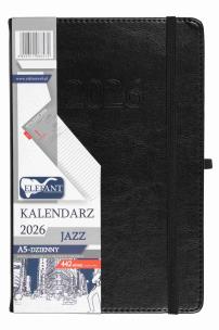 Opakowanie Kalendarz 2026 A5 dzienny Jazz czarny