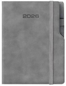 Kalendarz 2026 A5 dzienny Vip planer z gumką. Wydawca: Evena. Multiszop.pl Opakowanie Kalendarz 2026 A5 dzienny Vip planer z gumką