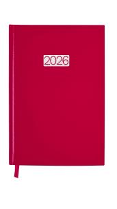 Opakowanie Kalendarz 2026 A5 Ekonomiczny dzienny V1 czerwony K-A5D E